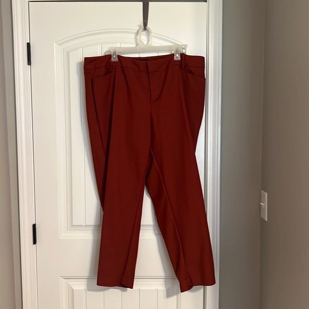 Sz 20R burnt orange eloquii kady pants